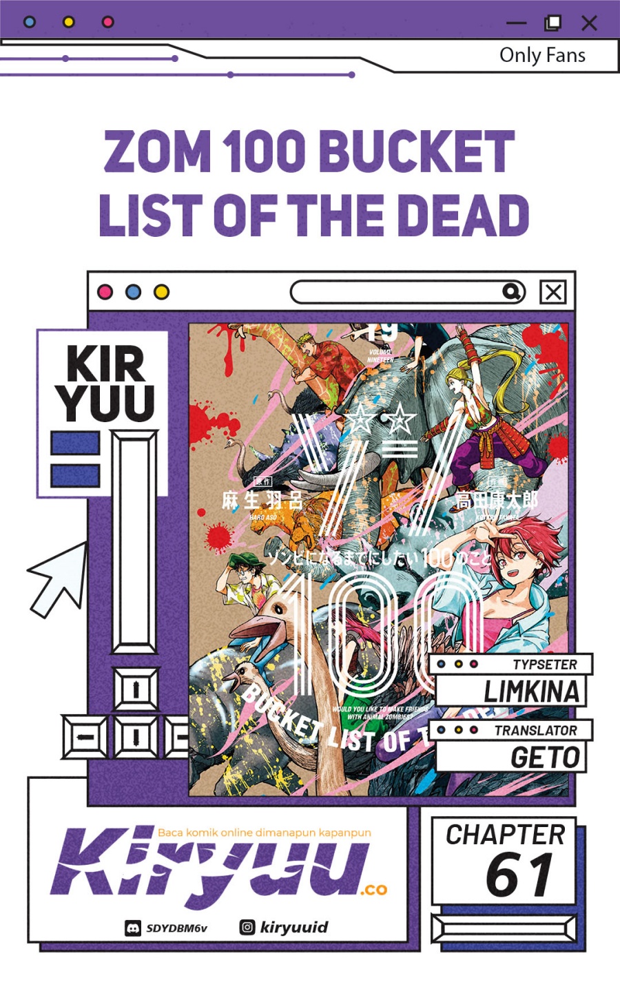 Zombie 100 ~Zombie ni Naru Made ni Shitai 100 no Koto~ chapter 61